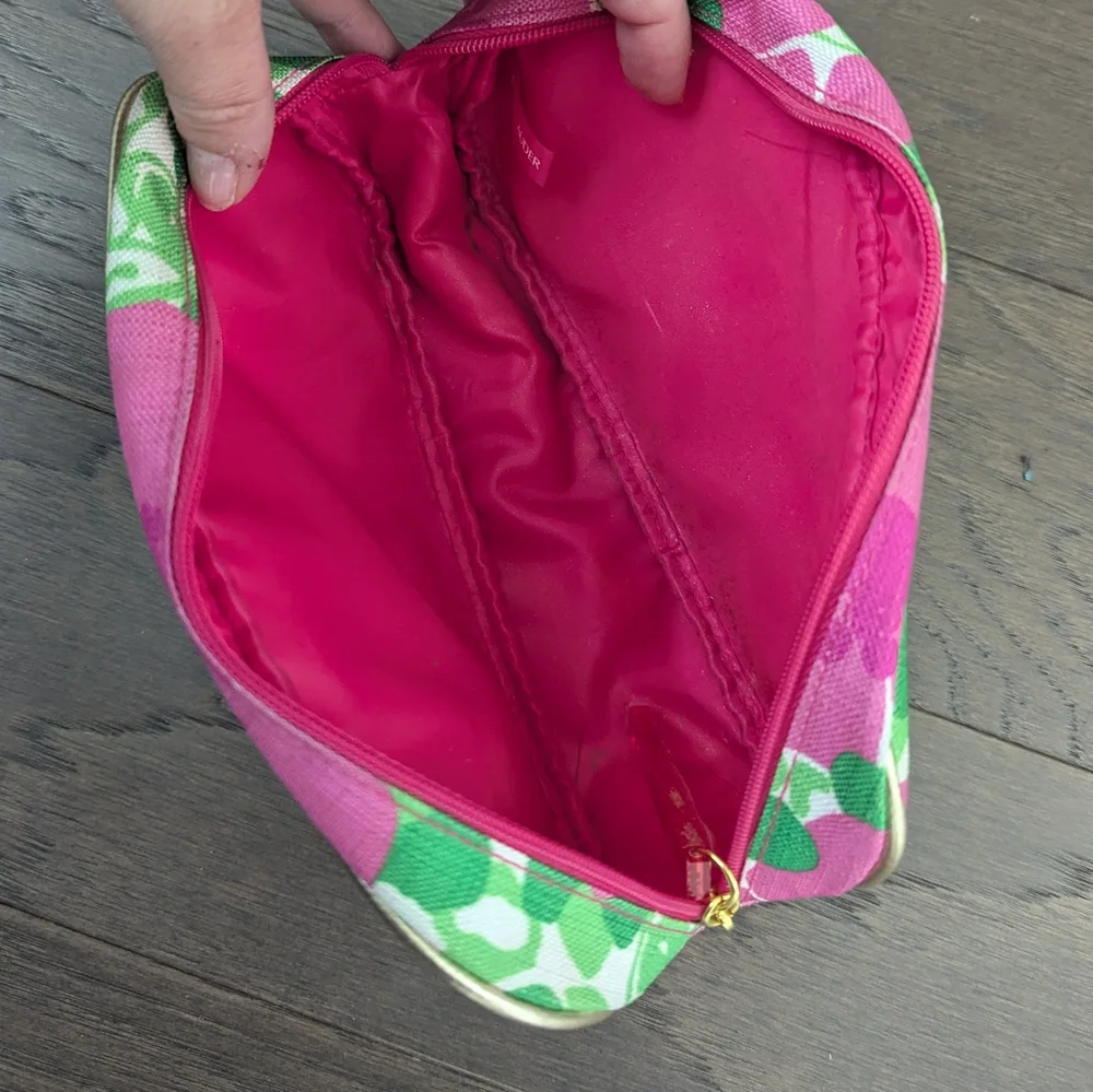 Lily Pulitzer for Estee Lauder Floral Makeup Bag Pouch NEW